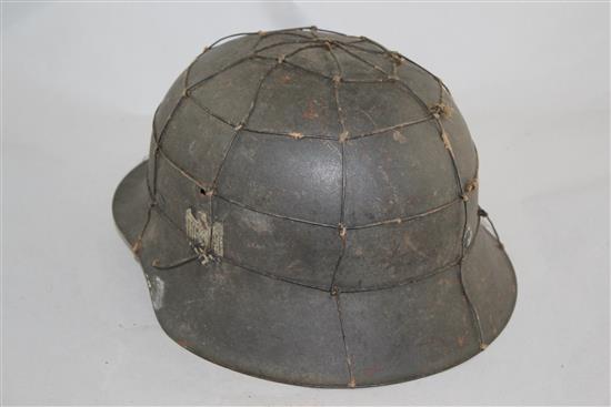 A German Third Reich M42 army helmet,